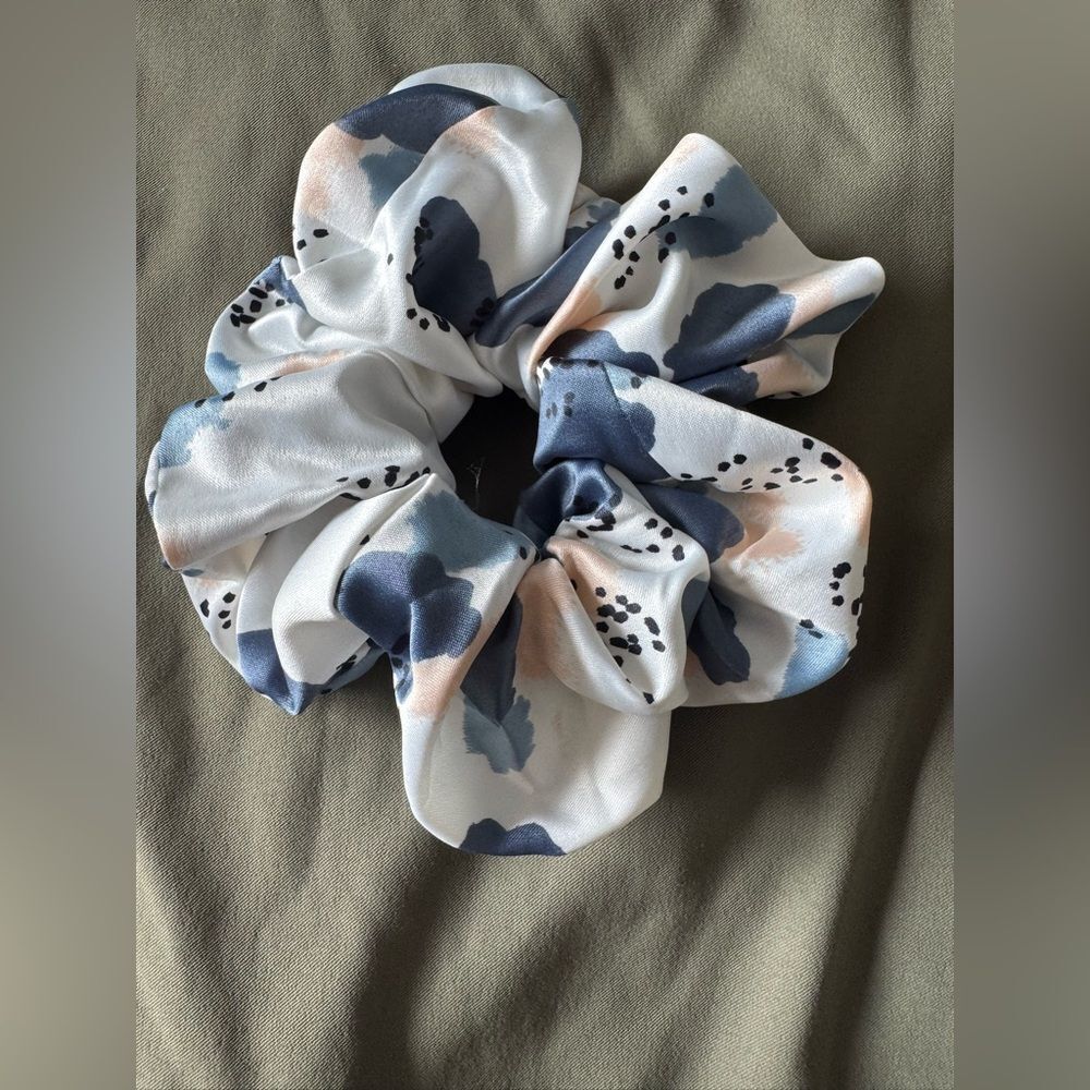 Floral Patterned Scrunchie Handmade